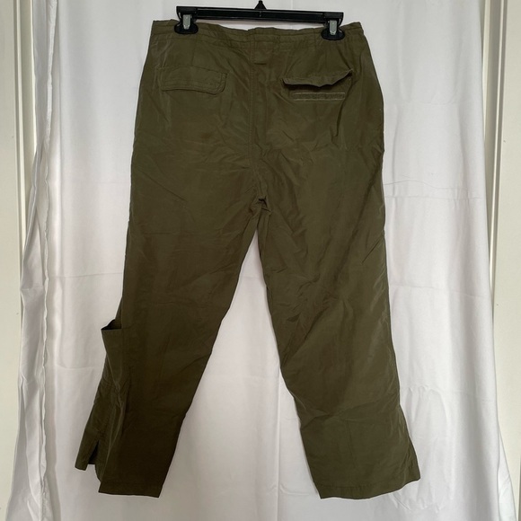 Columbia/ Women's Olive Green Drawstring Capris Crop Pants - Picture 12 of 13
